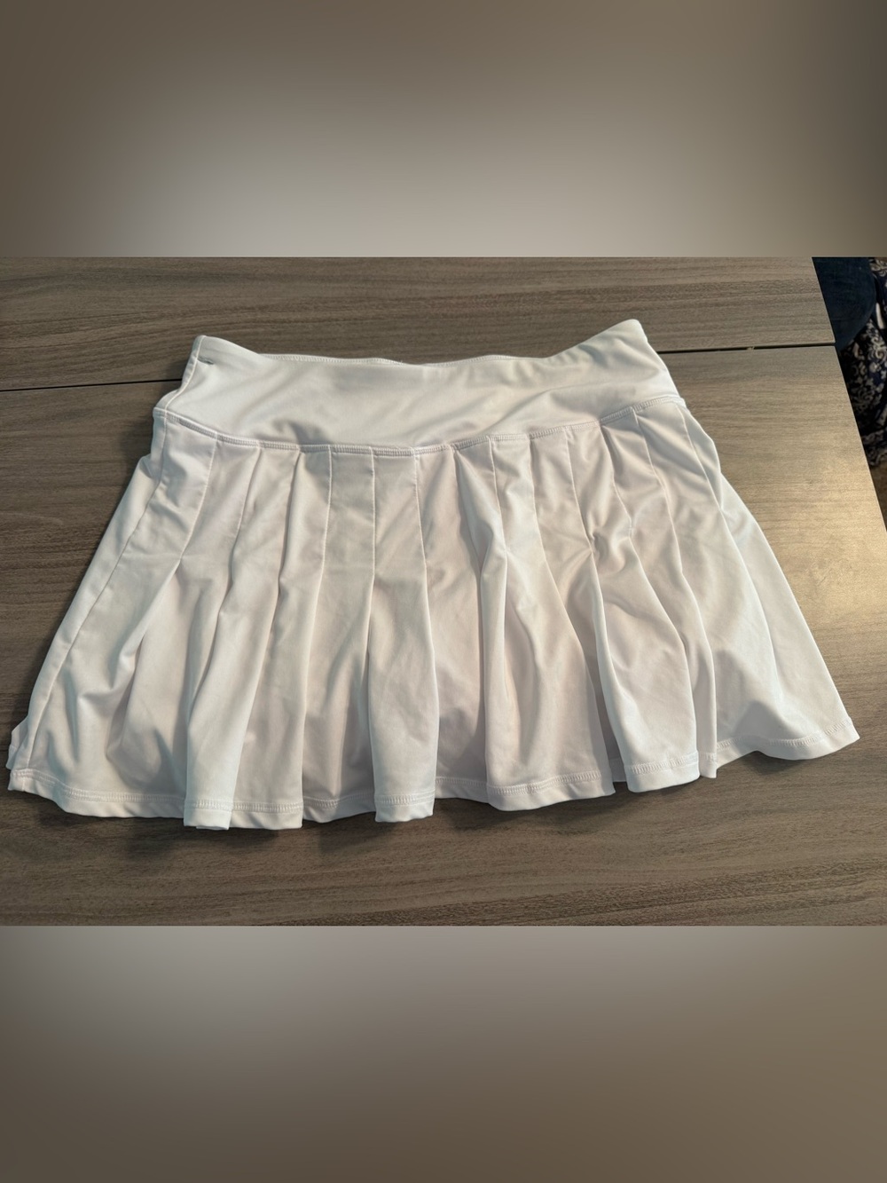 Kyodan White Pleated Athletic Skirt